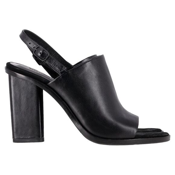 alexanderwang Shoes - Alexander Wang Cole Slingback Mules in Black Leather
